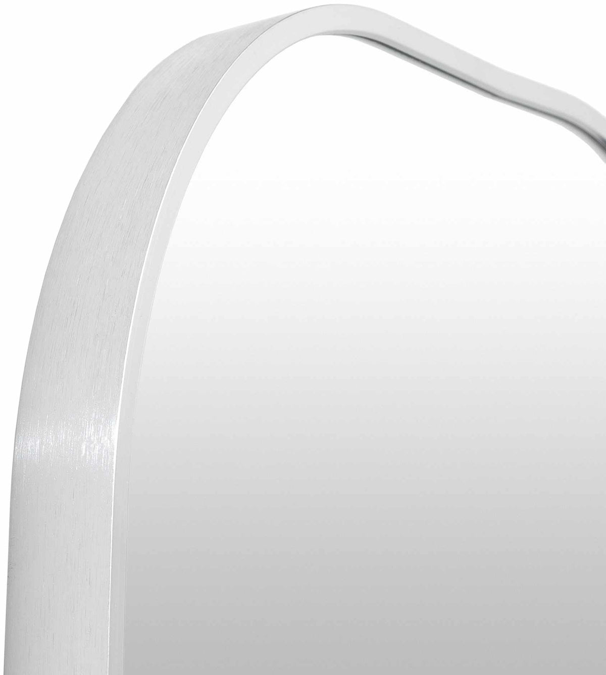 Kopparberg Metallic Silver Gold Frame Round Mirror