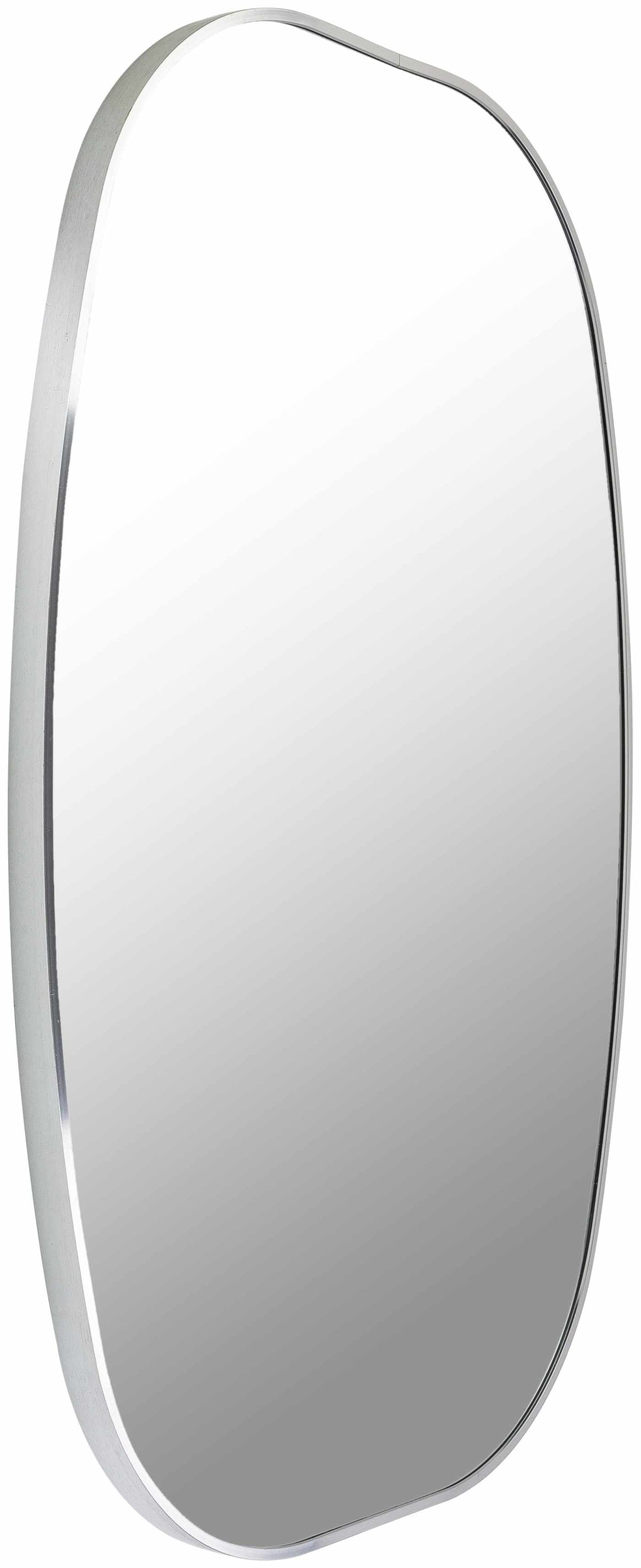 Kopparberg Metallic Silver Gold Frame Round Mirror