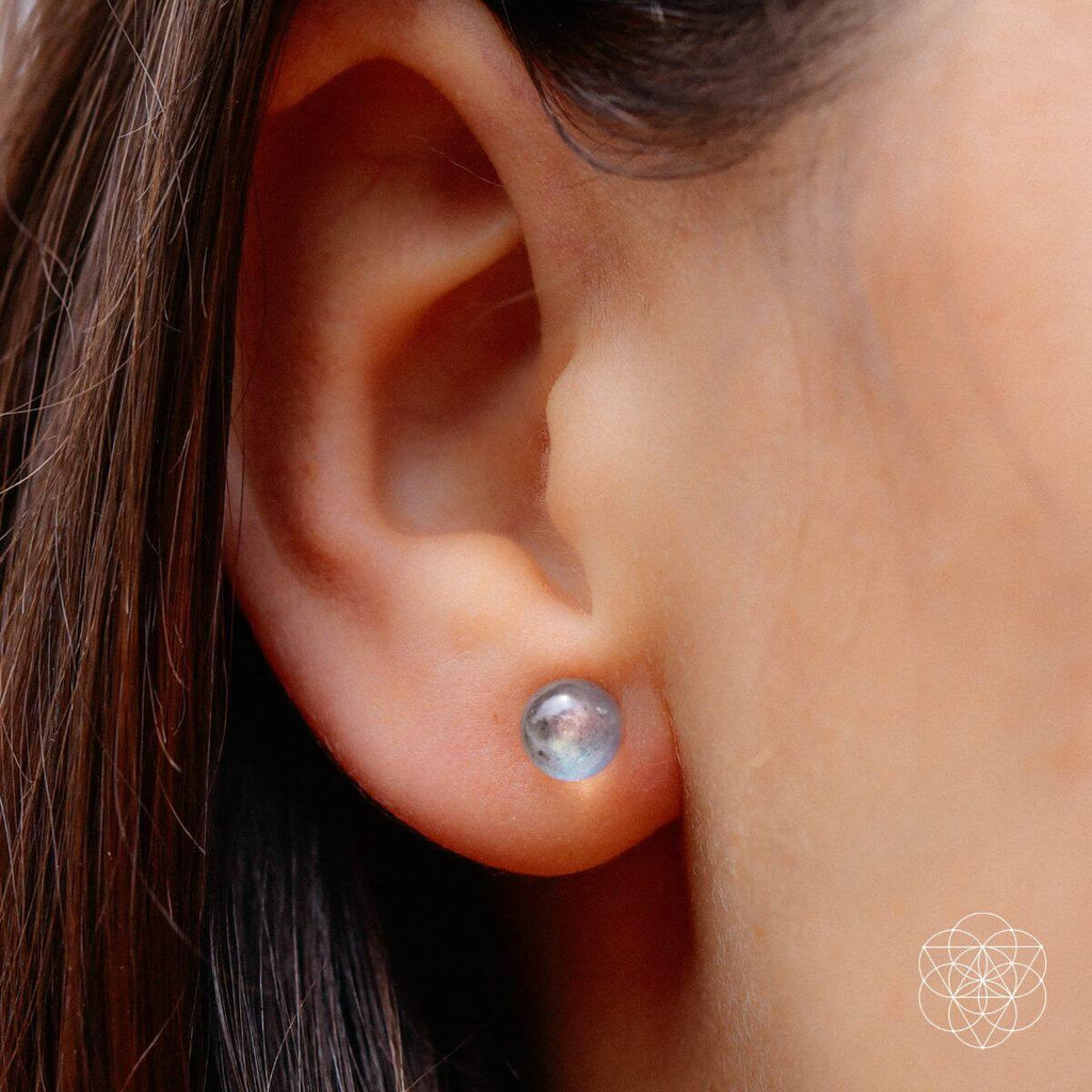 Labradorite Stabilization Earrings