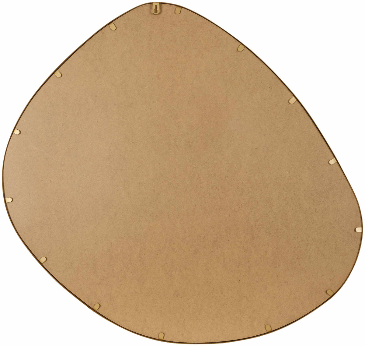 Lochovice Gold Distressed Wood Mirror