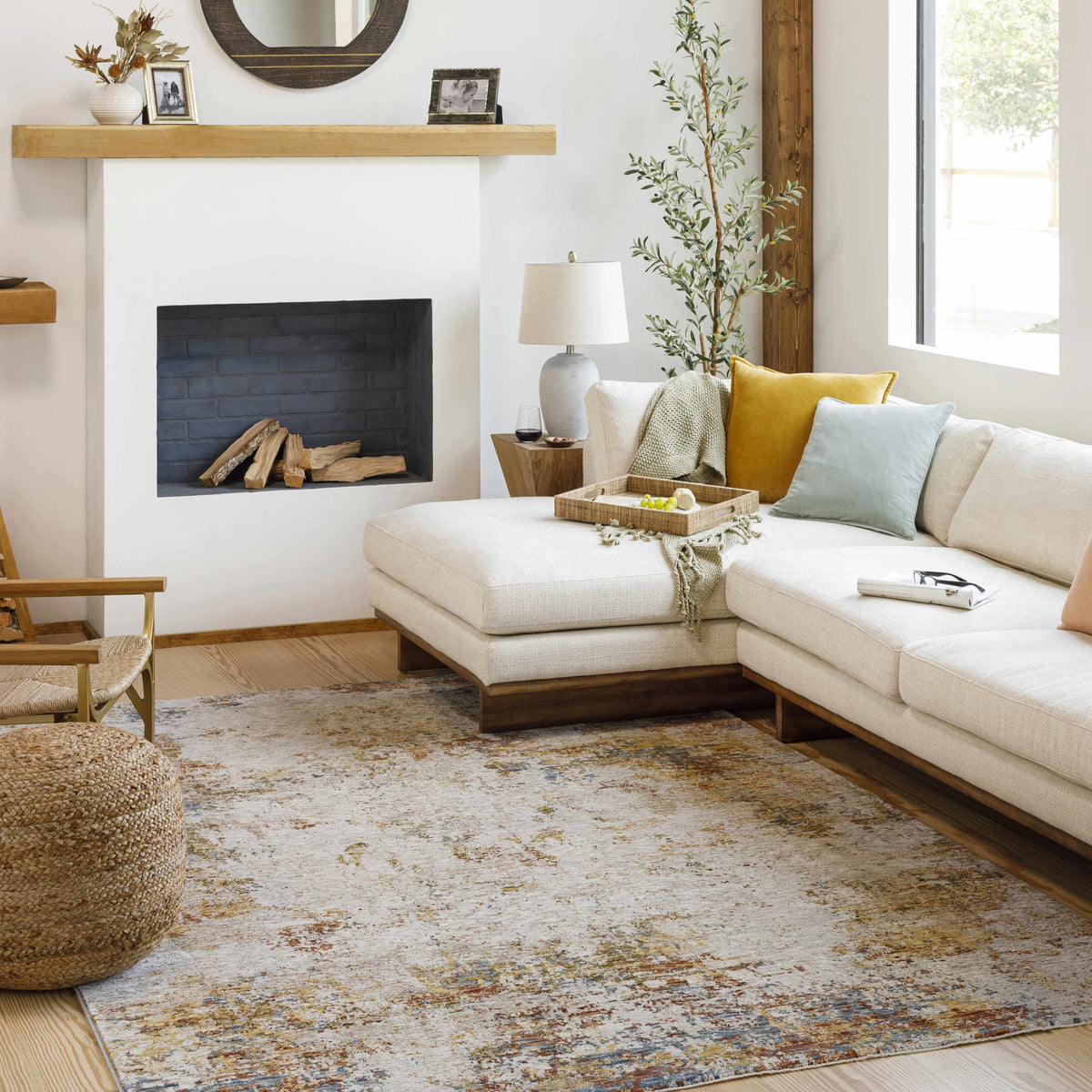 Middelburg Rock Pattern Luxe Area Rug