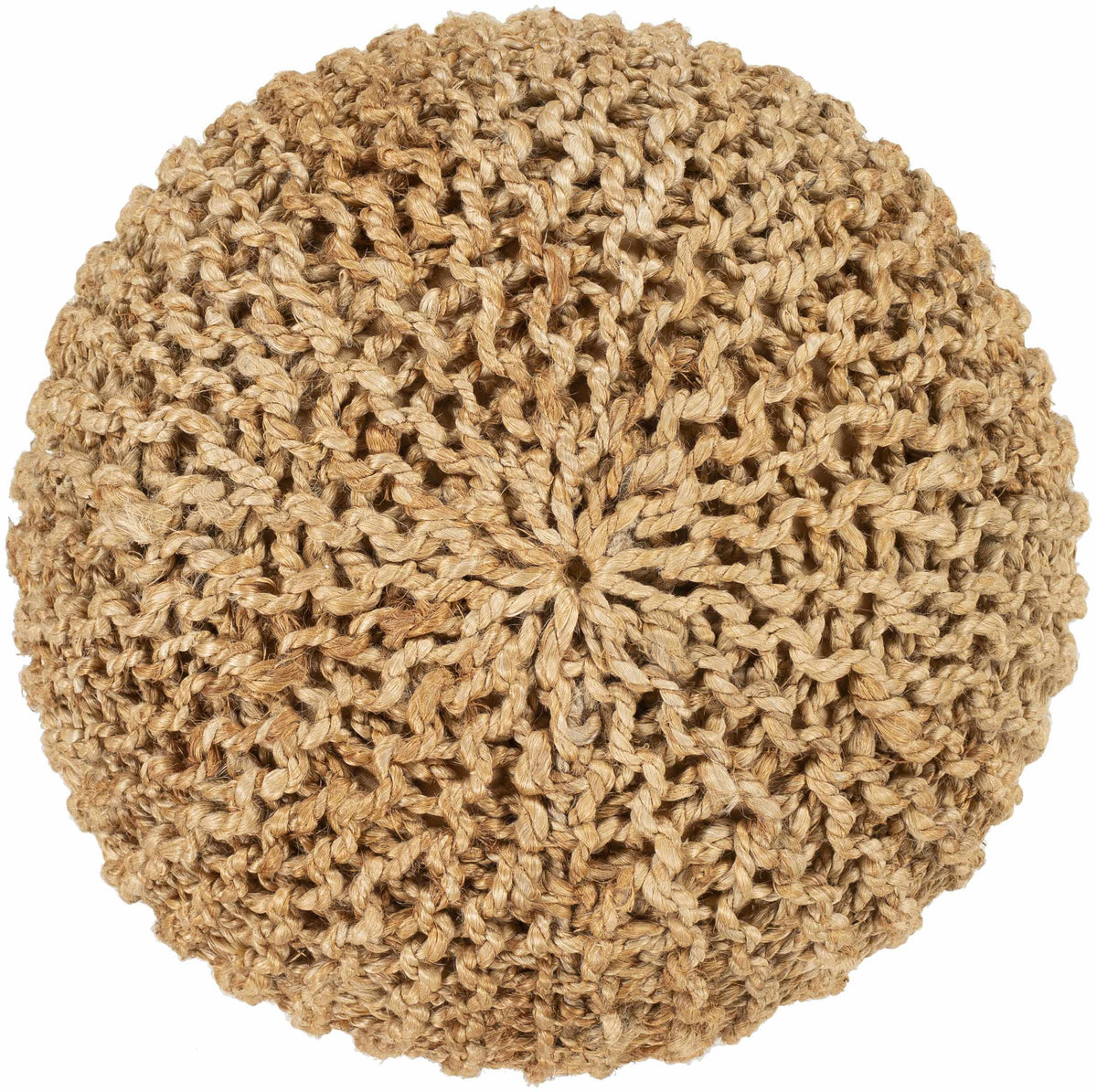 Merrittstown Cotton Knitted Pouf