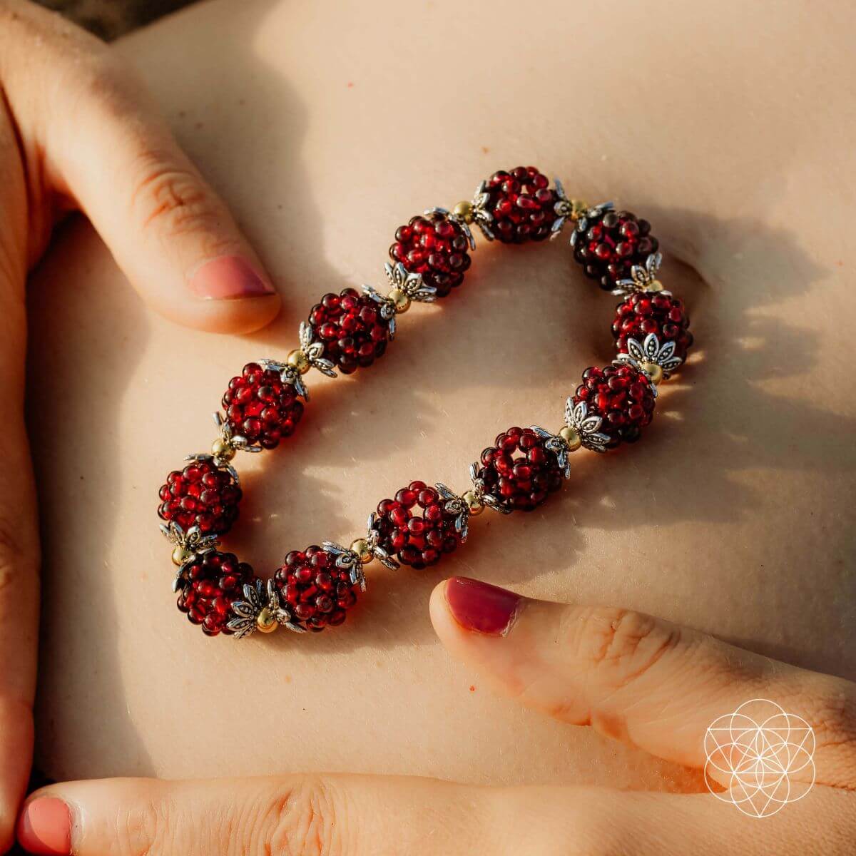 Natural Garnet Healing Bracelet