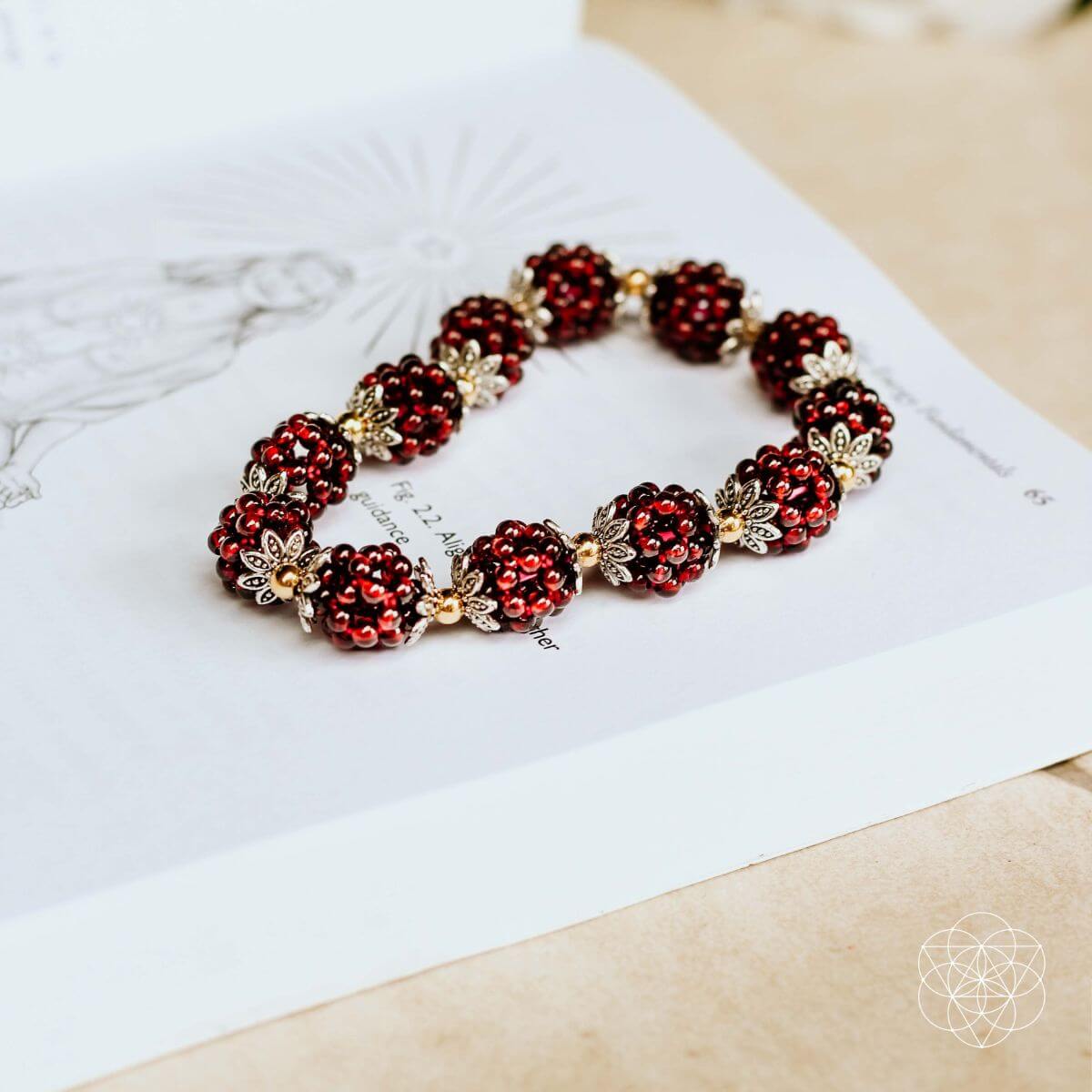 Natural Garnet Healing Bracelet