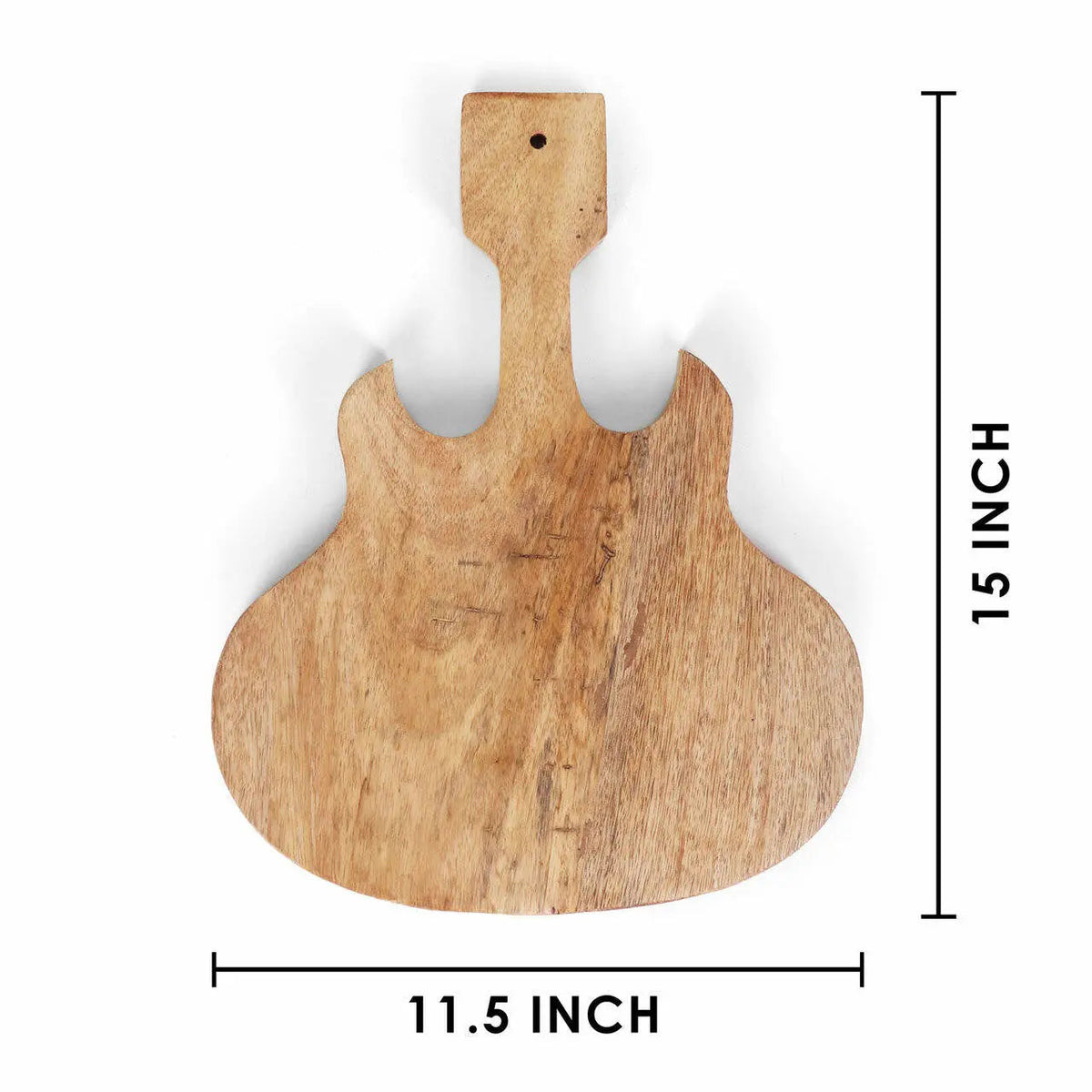Strings Guitar Mango Wood Charcuterie Board