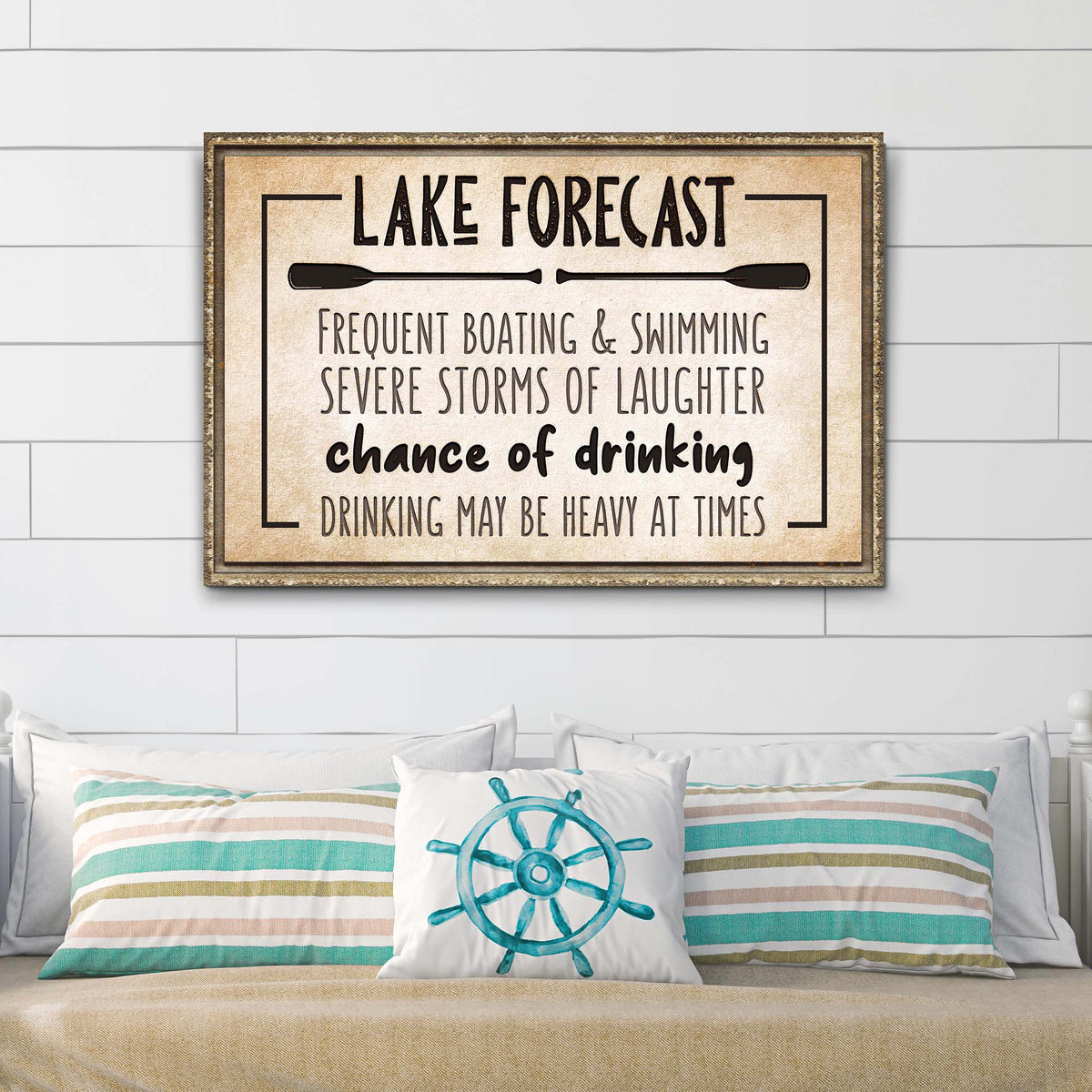 Lake Forecast Sign