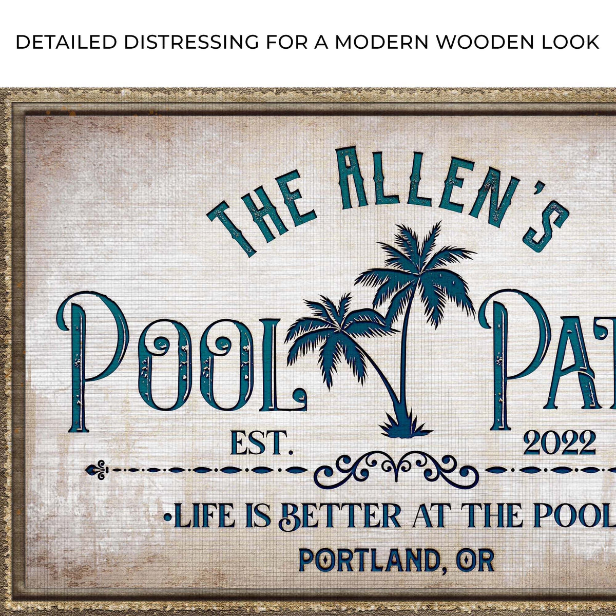 Life Is Better At The Pool And Patio Sign