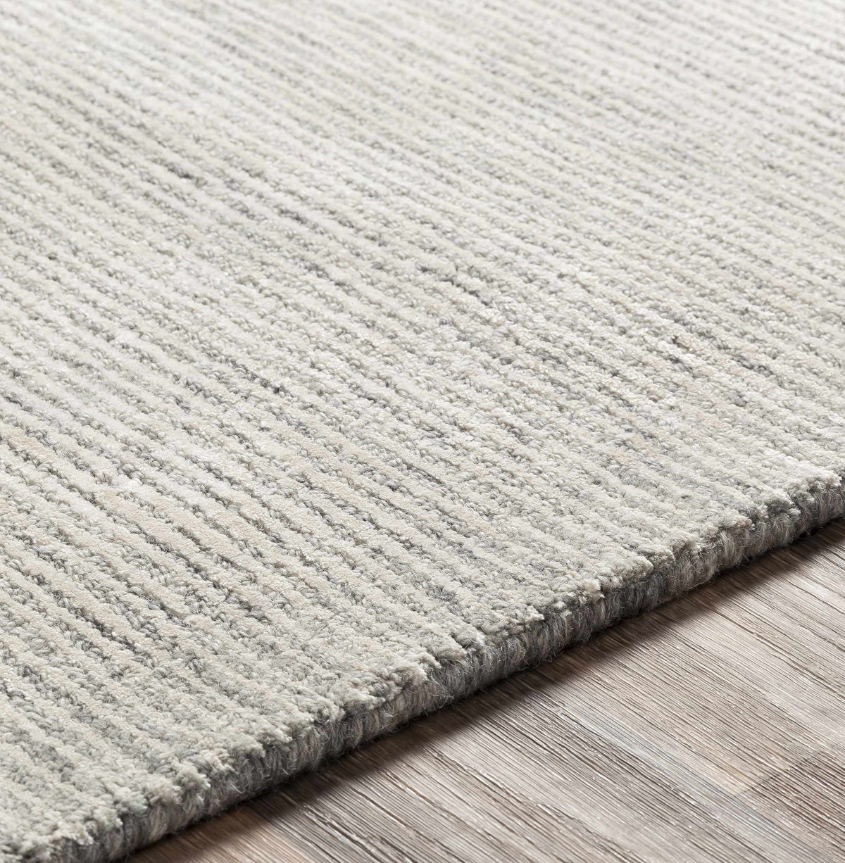 Orcas Hand Tufted Wool-Blend Rug - Aqua
