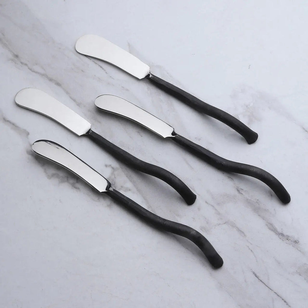 Twig Butter Knives/Cheese Spreader 4 Pc. Set