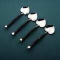 Twig Heart Coffee/Dessert Table Spoon 4 Pc. Set