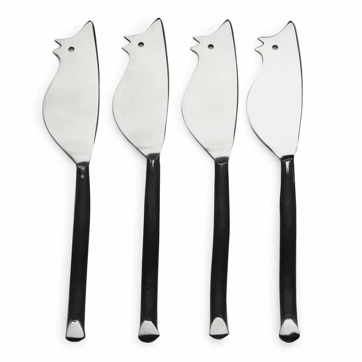 Twig Ratoncito Cheese Spreader/Knife 4 Pc. Set