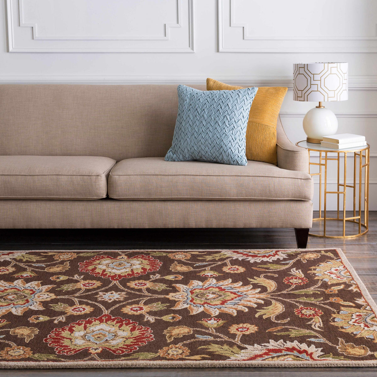 Conesus Hand Tufted Brown 1051 Area Rug